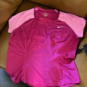 Nike Women’s Two-Tone Pink Dri-FIT Shirt